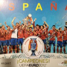 Selos: ESPAÑA. 4757 HB COPA UEFA EURO 2012. ¡CAMPEONES!. 2012. SELLOS NUEVOS Y NUMERACIÓN EDIFIL.. Lote 309291703