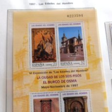 Selos: ESPAÑA - 1997 - EDIFIL 3490 /MN**/ - HB - LAS EDADES DEL HOMBRE - PRECIO FACIAL. Lote 310751958