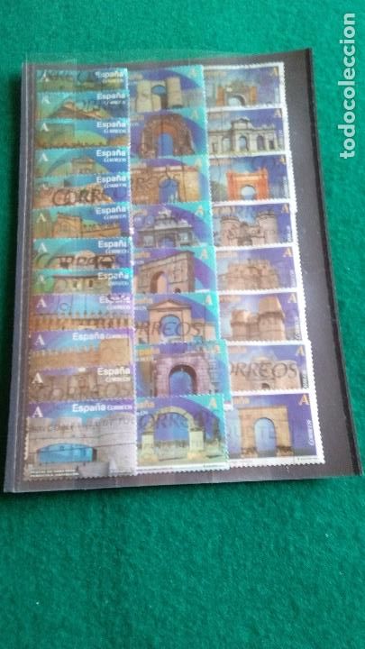 Briefmarken: EDIFIL USADOS LOS 28 VALORES DE PUERTAS