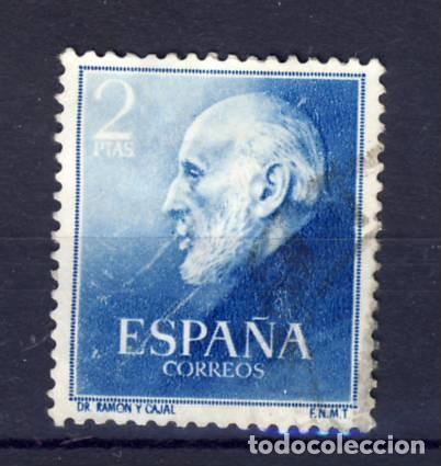Sellos: ESPA&Ntilde;A.- 1952- RAM&Oacute;N Y CAJAL.-.- ED. 1119-(1).-USADOS.-