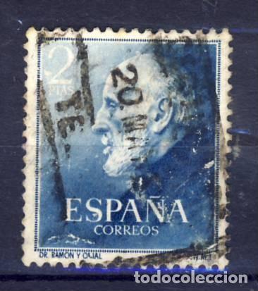 Sellos: ESPA&Ntilde;A.- 1952- RAM&Oacute;N Y CAJAL.-.- ED. 1119-(3).-USADOS.-