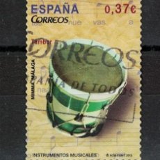 Sellos: R22/ ESPAÑA 2013, USADO, INSTRUMENTOS MUSICALES, EDIFIL 4781