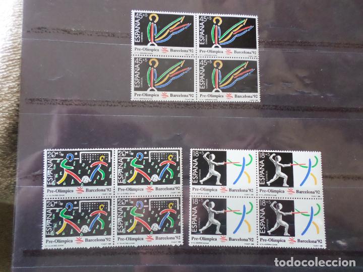 Sellos: #1989, III serie preolimpica barcelona-92, edifil 3025/27