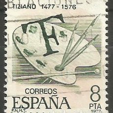 Sellos: ESPAÑA - 1977 - 8 PESETAS - CENTENARIO TIZIANO 1477 - 1576 - USADO. Lote 335626113