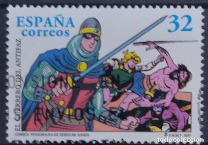 Sellos: Espa&ntilde;a 1997 C&oacute;mics. USADO. - Foto 1
