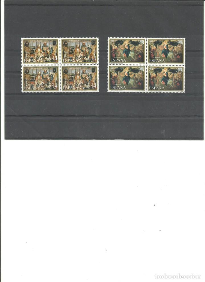 Sellos: ESPA&Ntilde;A-2681/82 Navidad a&ntilde;o 82 Bloque cuatro sellos nuevos sin fijasellos(seg&uacute;n foto)