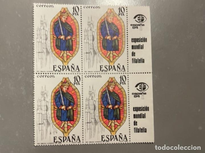 Sellos: 4 sellos 1983. Rey B&iacute;blico Catedral de Leon 10pta