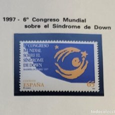 Sellos: SELLO DE ESPAÑA 1997 65 PESERAS EDIFIL 3517 VI CONG SINDROME DOWN NUEVO. Lote 359850180