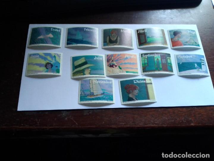 Stamps: Sellos meses del a&ntilde;o Miguel Anxo Prado