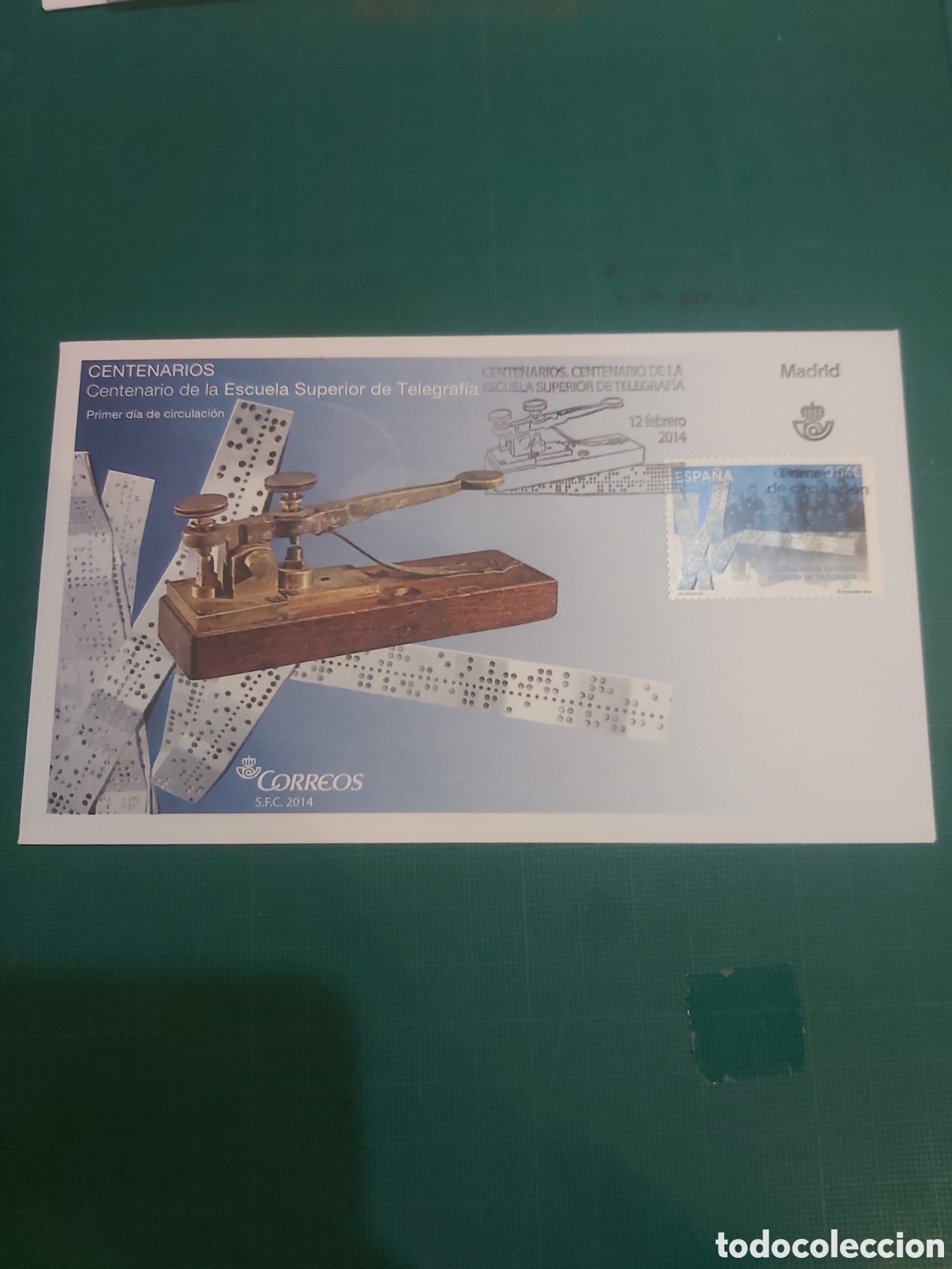 Stamps: Tel&eacute;grafo 20140 edifil 4866 ingenieros Sfc usado lujo