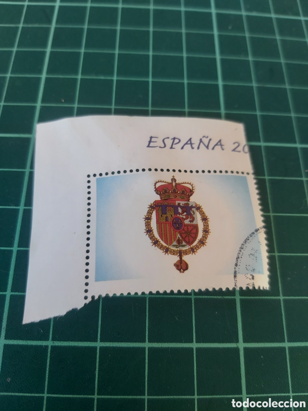 Briefmarken: Edifil 4087 usado lujo matasello Bandeleta escudo real 2004
