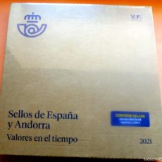 Sellos: SELLOS ESPAÑA Y ANDORRA 2021 - VALORES EN EL TIEMPO - VALOR FACIAL 240 EUROS - PRECINTADO. Lote 383884604