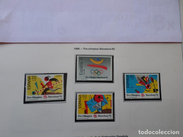 Sellos: 1988, barcelona-92, I serie pre-olimpica, edifil 2963/66