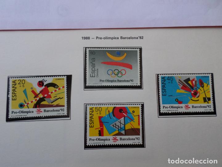 Sellos: 1988, barcelona-92, I serie pre-olimpica, edifil 2963/66