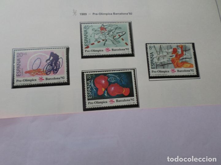 Sellos: 1989, barcelona-92, II serie pre-olimpica, edifil 2994/97