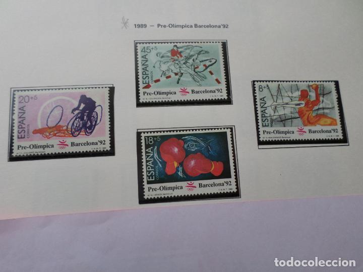 Sellos: 1989, barcelona-92, II serie pre-olimpica, edifil 2994/97