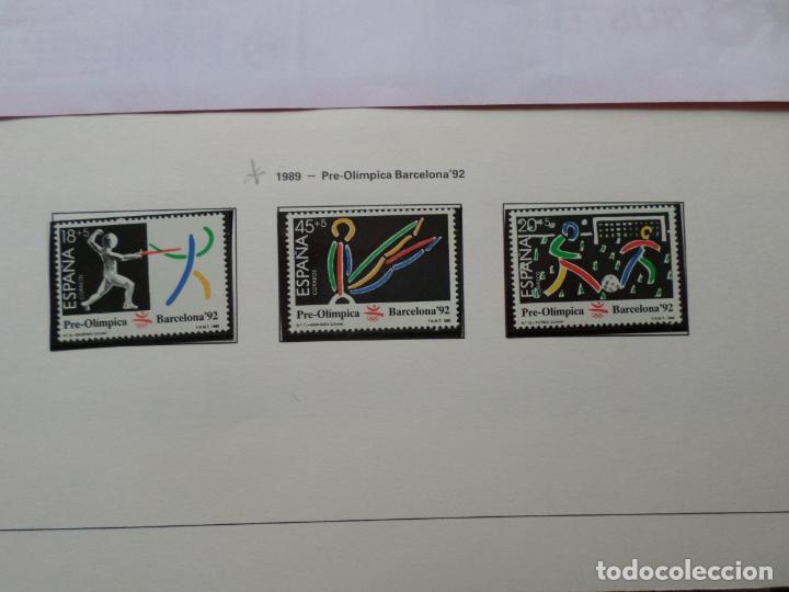 Sellos: 1989, barcelona-92, III serie pre-olimpica, edifil 3025/27