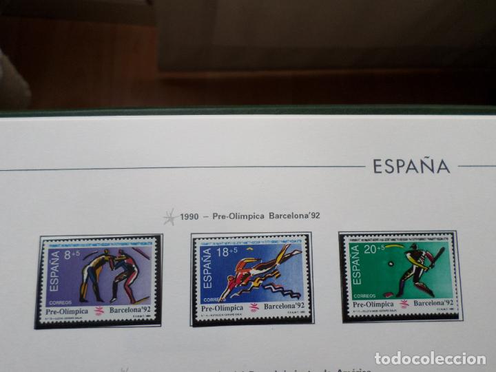 Sellos: 1990, barcelona-92, V serie pre-olimpica, edifil 3076/78