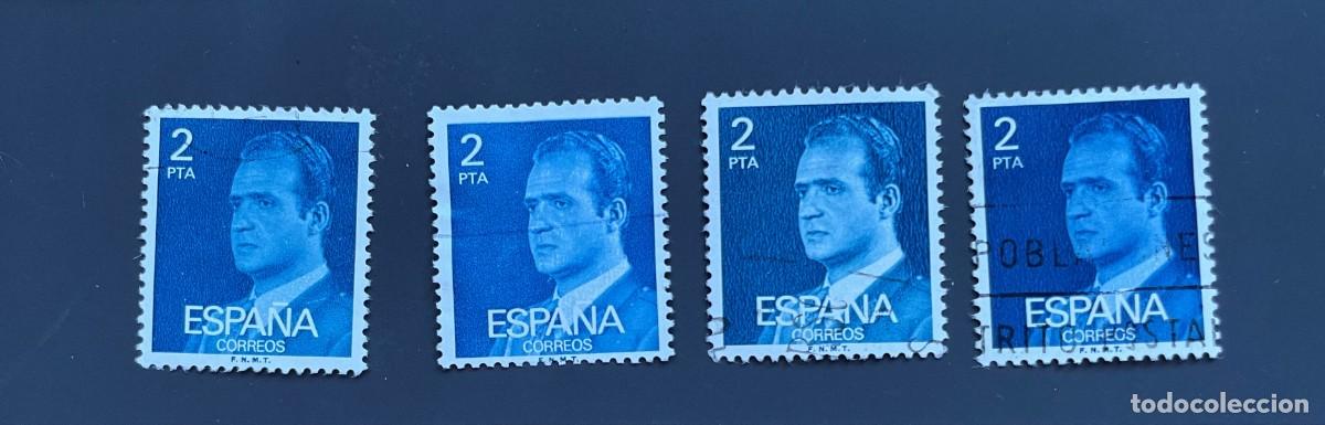 Selos: A&ntilde;o 1976 - Edifil 2345, varios usados. variedades color