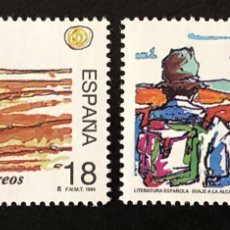 Sellos: ESPAÑA 1994 EDIFIL 3303/04 ** NUEVO. LITERATURA ESPAÑOLA. Lote 389423214
