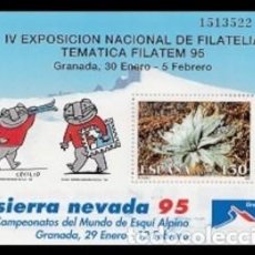 Sellos: ESPAÑA 1995 ED 3340 HB IV EXPOSICION FILATELIA TEMATICA FILATEM 95 NUEVO ** (NMH) FACIAL 0,78 €