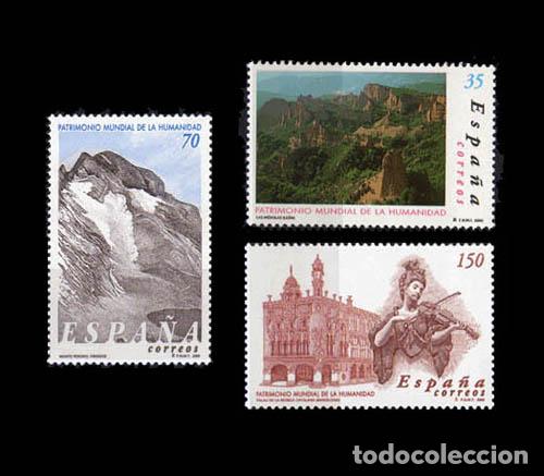 Selos: Edifil 3729-3731 BIENES CULTURALES Y NATURALES PATRIMONIO D ... 2000 nuevo sin fijasellos MNH **