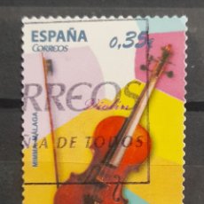 Sellos: ESPAÑA 2011 INSTRUMENTOS MUSICALES VIOLÍN SELLO USADO. Lote 401130509