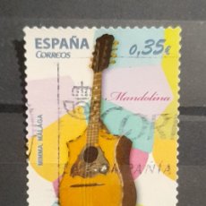 Sellos: ESPAÑA 2011 INSTRUMENTOS MUSICALES MANDOLINA SELLO USADO. Lote 401130674
