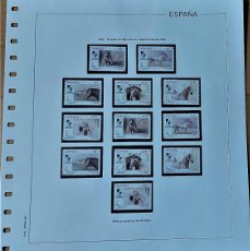 Sellos: SELLOS ESPAÑA 2000 - HOJA EDIFIL CON HAWIDS - CON 1 SERIE COMPLETA - 3723 A 3728A (SUELTOS) - NUEVOS