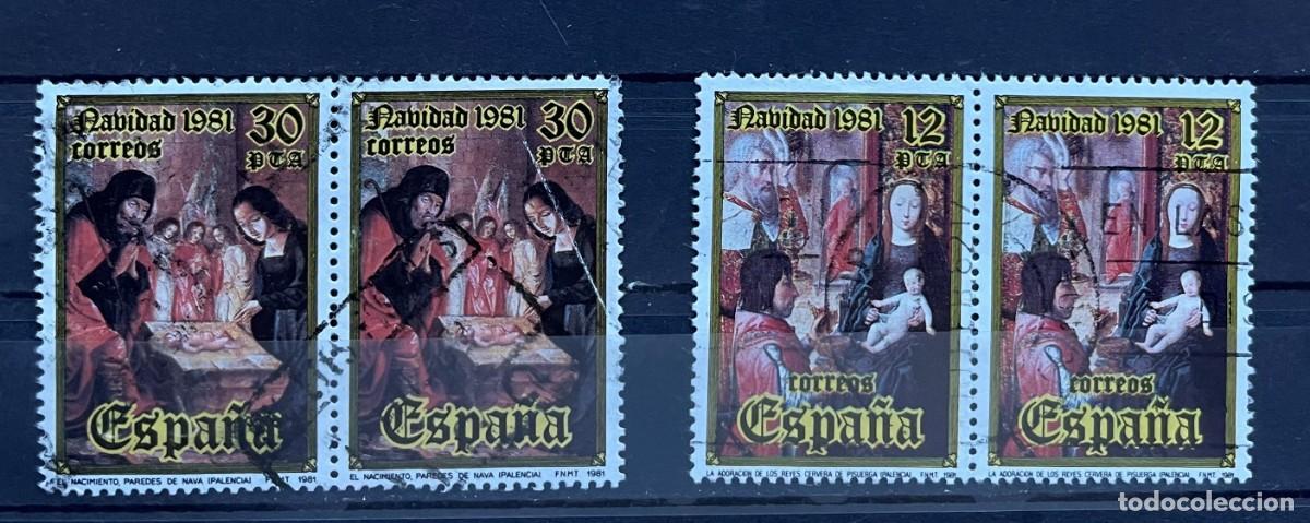 Timbres: A&ntilde;o 1981 - Edifil 2633-2634 serie completa en d&iacute;ptico usados