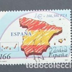 Sellos: ESPAÑA 1999 - PAÍSES DEL EURO, 166P. EDIFIL 3636 º)