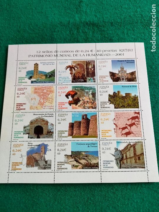Selos: EDIFIL 3843-54 NUEVO PERFECTO MINIPLIEGO 77