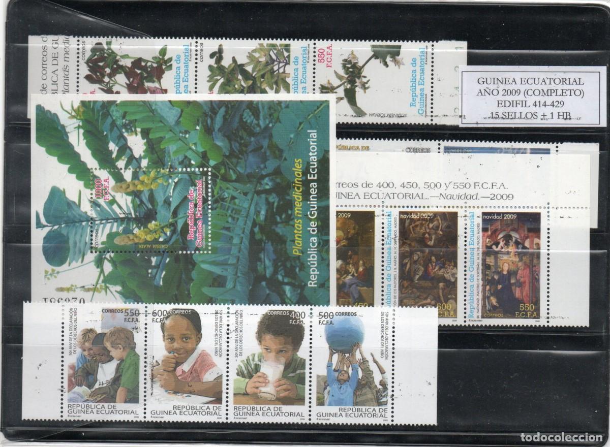 Sellos: GUINEA ECUATORIAL. A&Ntilde;O 2009. - Foto 1