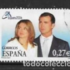 Francobolli: ESPAÑA 2004. FELIPE VI Y LETICIA. EDIFIL SH4087A. USADO