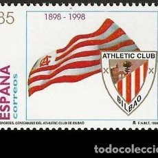 Sellos: SELLO NUEVO DE ESPAÑA 1998 - CENTENRIO DEL ATLETIC CLUB DE FUTBOL DE BILBAO