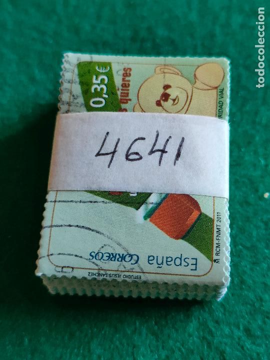 Briefmarken: PASTILLA DE 100 SELLOS USADOS