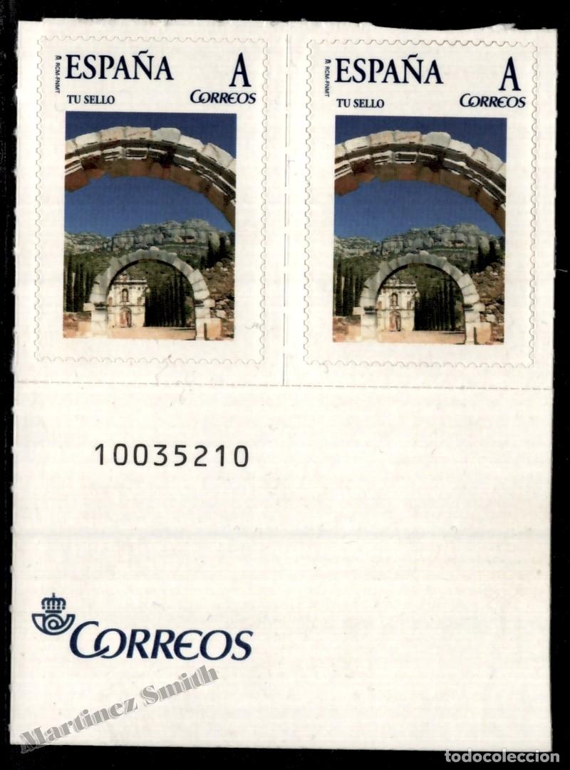 Stamps: Emisi&oacute;n Privada Tu Sello Correos - Pareja Tarifa A - Morera de Montsant Tarragona - Arqueolog&iacute;a