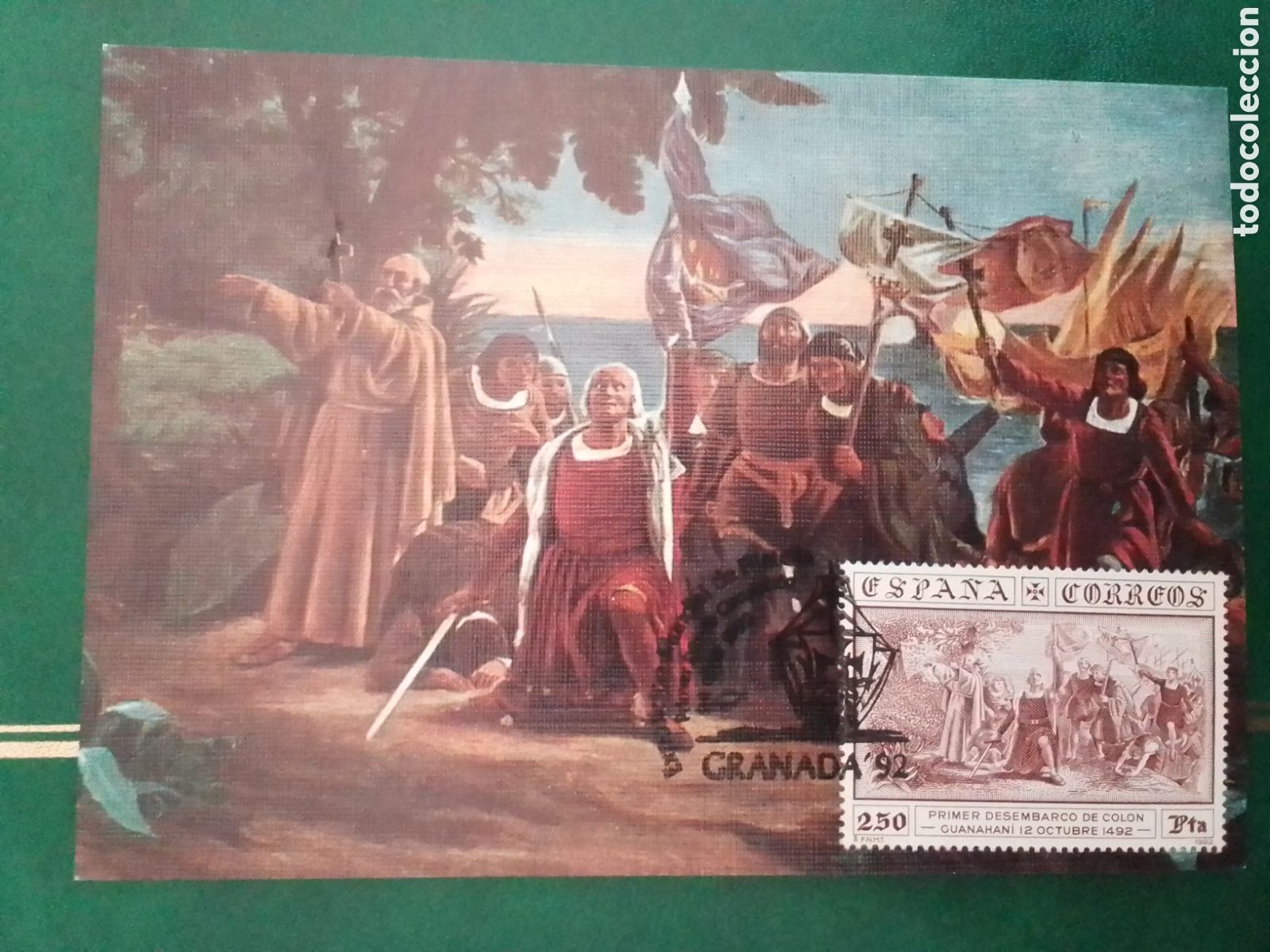 Sellos: Tarjeta m&aacute;xima Granada  92 - Foto 3
