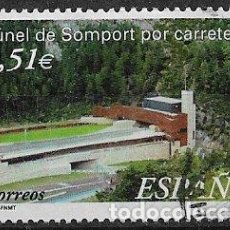 Sellos: ESPAÑA 2003 TÚNEL DE SOMPORT. HUESCA, EDIFIL Nº 3957 (O)