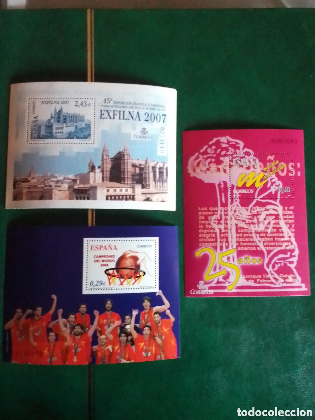 Briefmarken: Baloncesto y Movida Madrile&ntilde;a