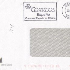 Sellos: EMS10051. HISTORIA POSTAL. 2009, SOBRE CIRCULADO DESDE MADRID