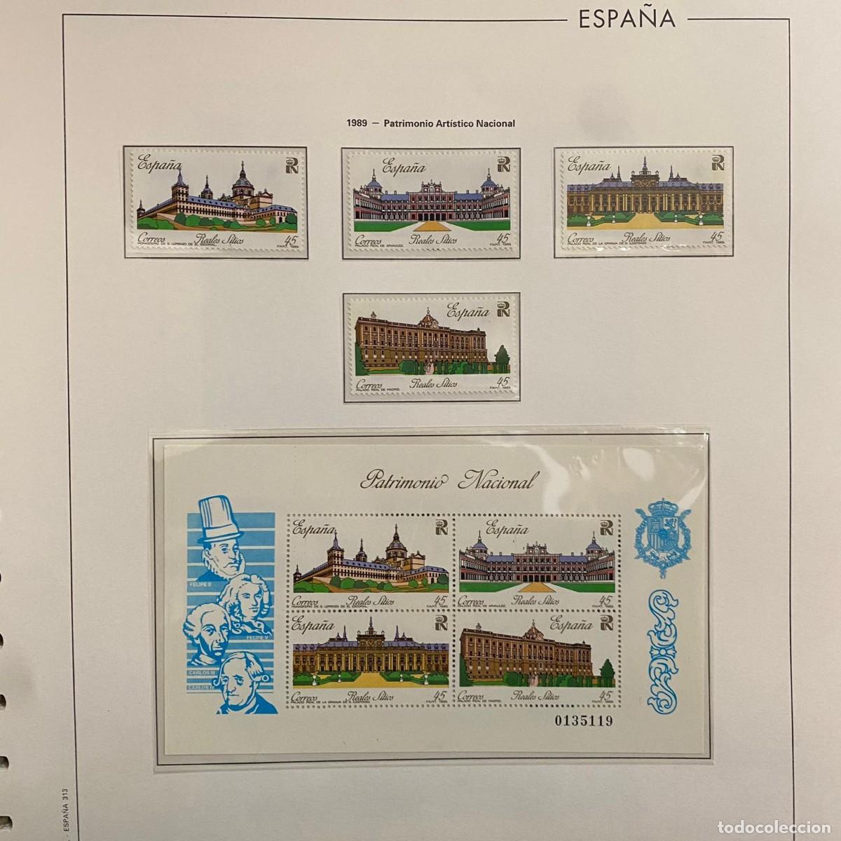 Briefmarken: Hoja de sellos: 1989 - Patrimonio Art&iacute;stico Nacional