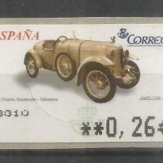 Sellos: ESPAÑA ATM AUTOMOVIL CAR AMILCAR 1927