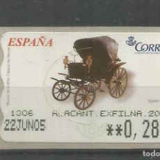 Sellos: ESPAÑA ATM CON LEYENDA EXFILNA 2005 ALICANTE
