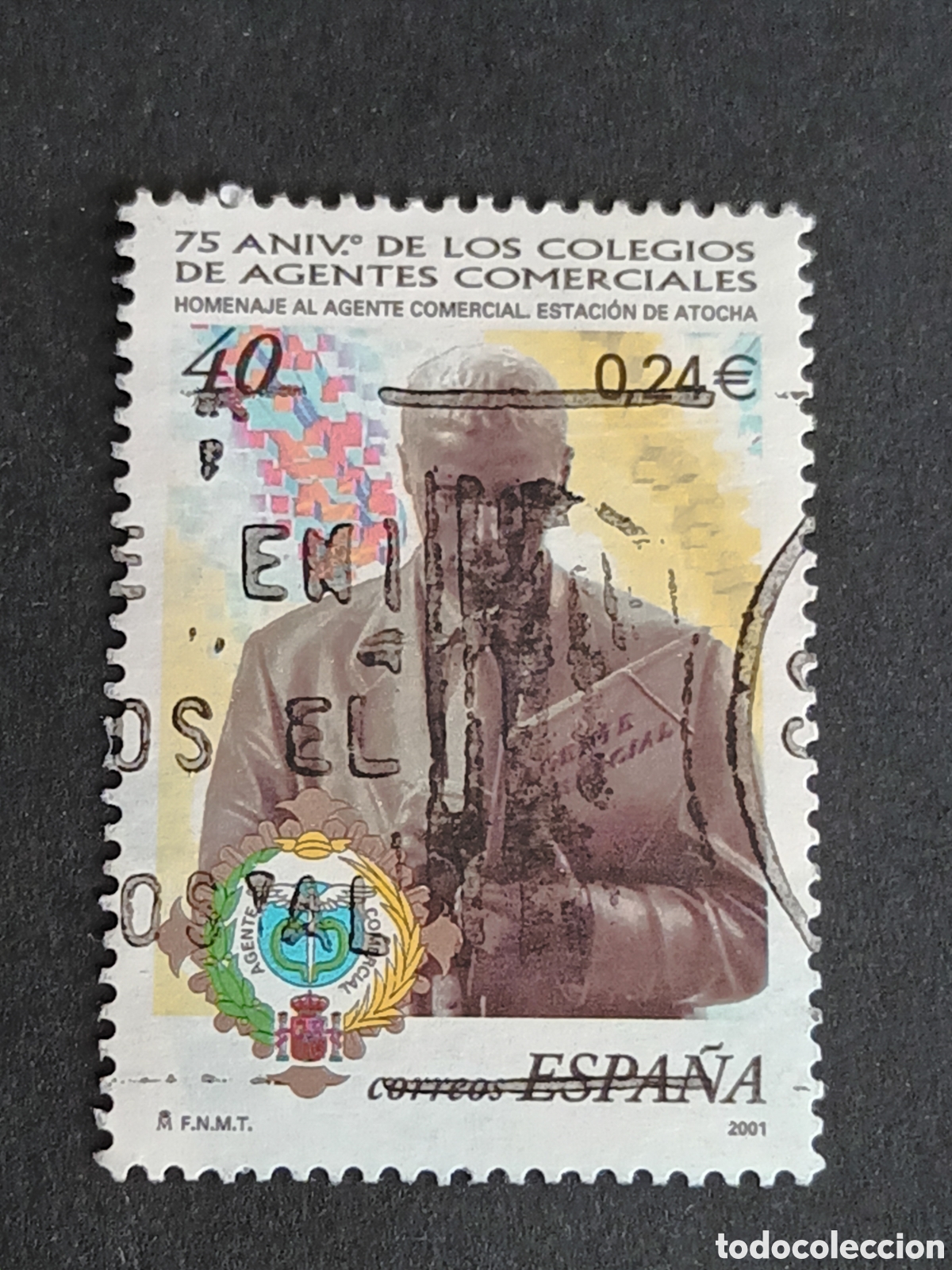 Sellos: ESPA&Ntilde;A. 2001. USADO. - Foto 1