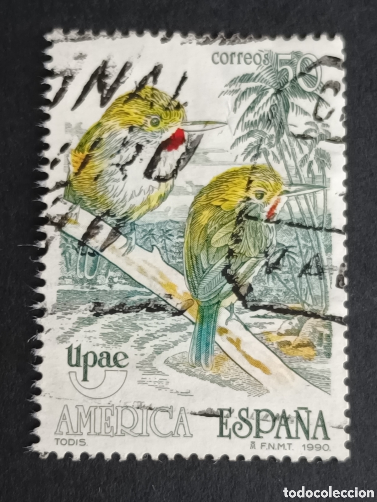 Sellos: ESPA&Ntilde;A. 1990. USADO. - Foto 1