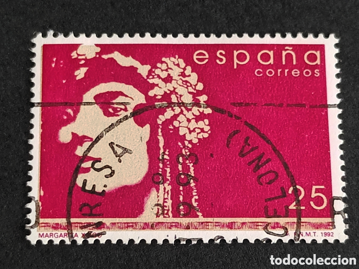 Sellos: ESPA&Ntilde;A 1992. USADO. - Foto 1