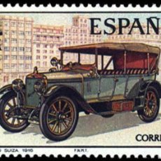 Sellos: ESPAÑA 1977 - AUTOMOVILES ANTIGUOS - EDIFIL 2410**