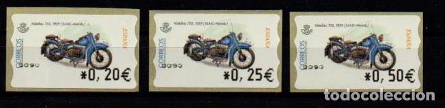 Stamps: ESPA&Ntilde;A SPAIN ATM MOTO MOTORCYCLE NIMBUS 750