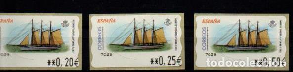 Stamps: ESPA&Ntilde;A SPAIN ATM PAILEBOTE SANTA EULALIA SHIP 7029